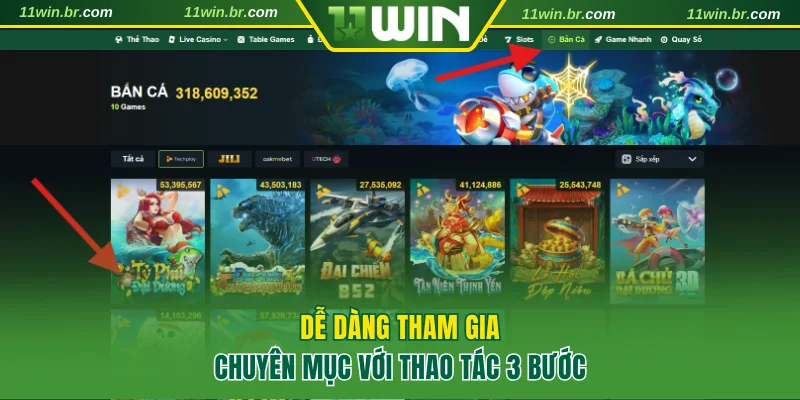 Dễ dàng tham gia chuyên mục với thao tác 3 bước